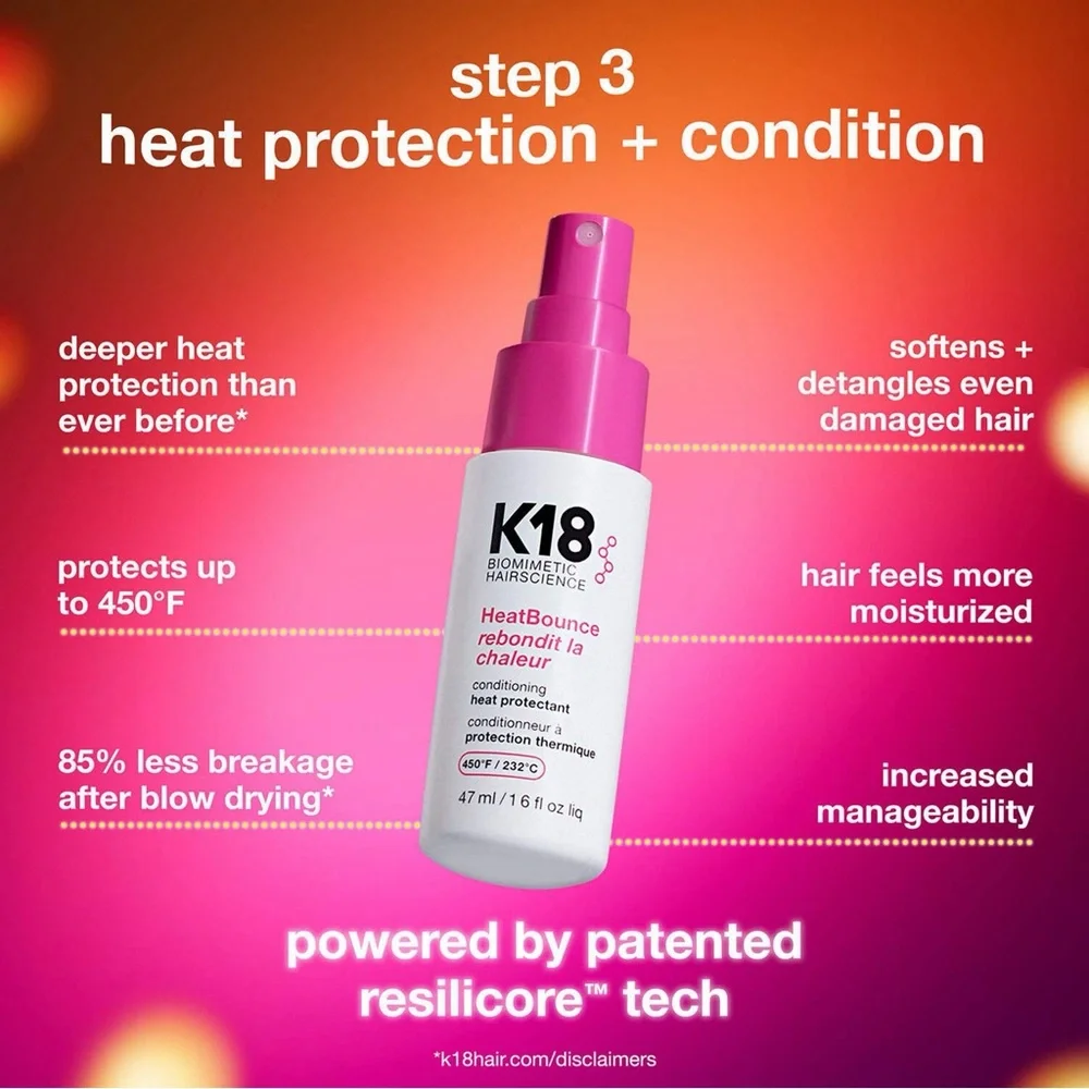 K18 DAMAGED HAIR RESCUE SET 3 Minis:Detox Shampoo/Repair Mask/Protectant NIB! - Picture 7 of 15
